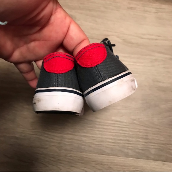 Poll Parrot Ahoy Toddler Aloha Nautical Theme Canvas Shoes Lace & Zip Navy sz 4M - Picture 15 of 16